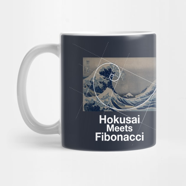 Hokusai Meets Fibonacci, Golden Ratio by cartogram